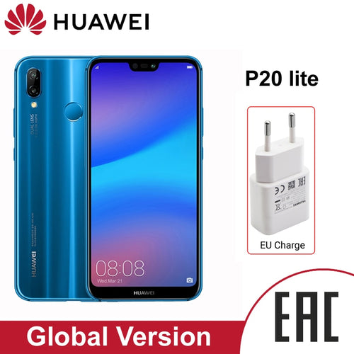 HUAWEI P20 Lite smartphone 4GB 64GB 5.84 inch AI camera 3000mAh battery  Android 8.0 Supported NFC