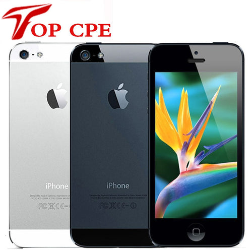 Original Factory Unlocked Apple Iphone 5 Mobile Phone 16GB 32GB 64GB ROM IOS 3G 4.0