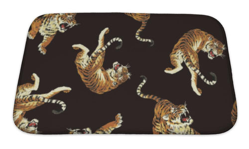 Bath Mat, Pattern Of Tiger