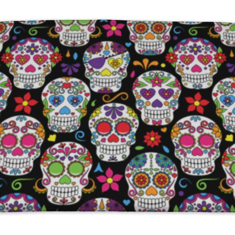 Bath Mat, Day Of The Dead Sugar Skull