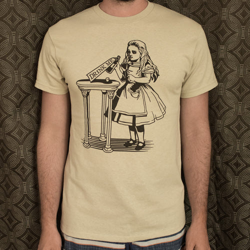 Alice Drink Me T-Shirt (Mens)