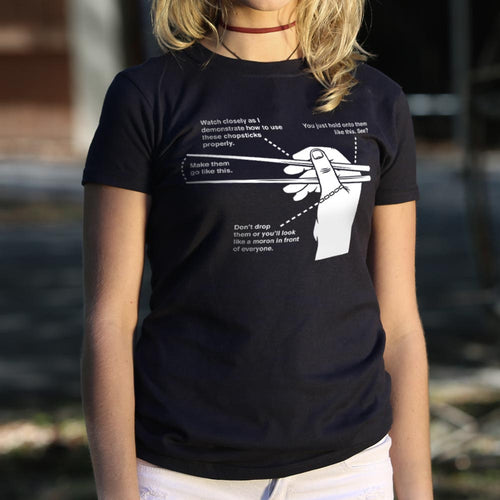 Chopsticks 101 T-Shirt (Ladies)