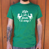 Life Uh Finds A Way T-Shirt (Mens)