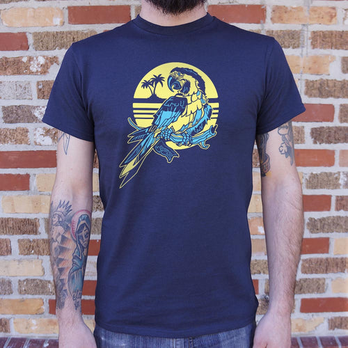 Tropical Macaw Parrot T-Shirt (Mens)
