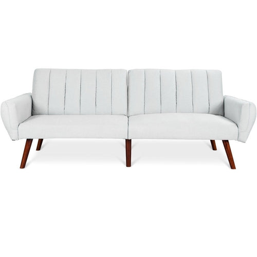 Sofa Futon Bed Sleeper Couch Convertible Mattress Living Room Bedroom Furniture 5 Position Recline Angles Sofa Bed HW57253