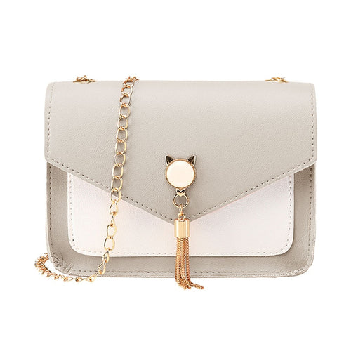 Crossbody Bags For Women Messenger Bags Cover Fringe Shoulder Small Square Bag Messenger Cat Mobile Phone Bag Women Shoulder Bag