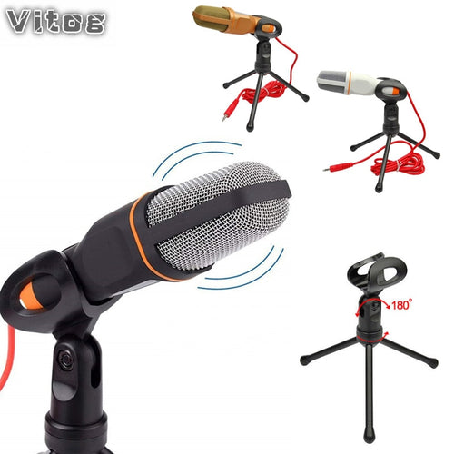 Professional Condenser Microphone Kit Microphone For Computer Handheld Megaphone cheap lapel drum mics recorder PC computer