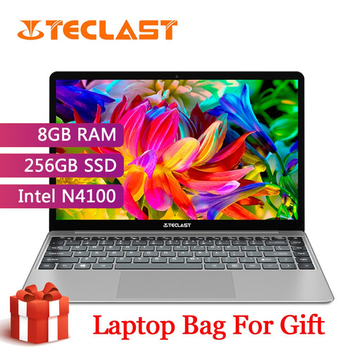 Teclast F7 Plus Laptop 14 inch 8GB RAM 256GB SSD Windows 10 Intel Gemini Lake N4100 Quad Core 1920 x 1080 Ultra Thin Notebook