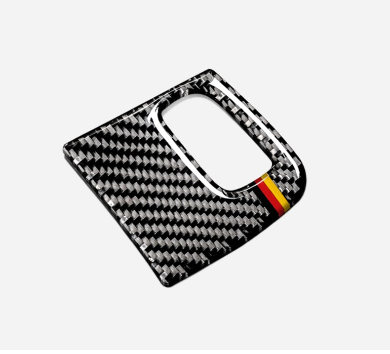 Stainless steel carbon fiber Car styling keyhole decorative sticker Auto strip for Audi A4 B8 A5 2008 - 2015 Accessories