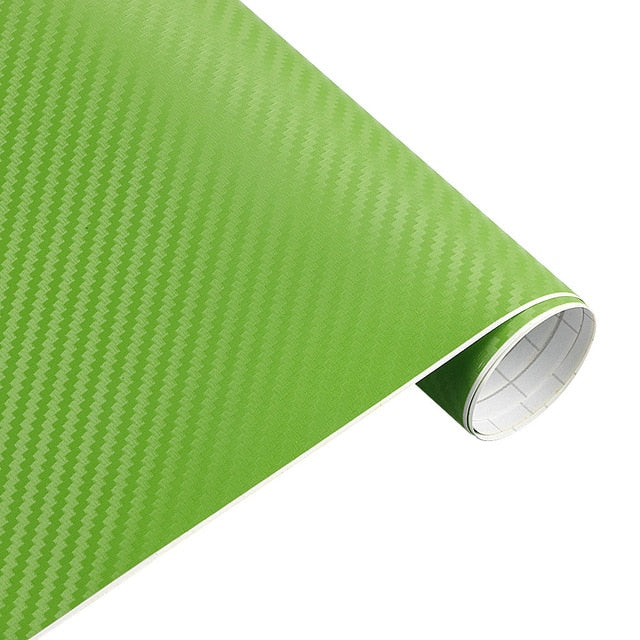 30cmx127cm 3D Carbon Fiber Vinyl Car Wrap Sheet Roll Film Car stickers and Decals Motorcycle Car Styling Accessories Automobiles