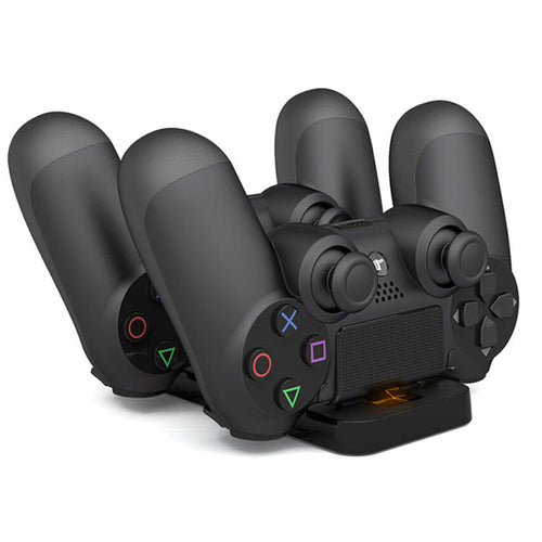 Dual USB Charging Dock Station Stand for PS4 PlayStation 4 Game Controller Handle Charger Cradle Bracket for PS 4 High Quality