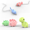 1Pcs Cute Animal Cable Protector Cord Wire Cartoon Protection Mini Silicone Cover Charging Cable Winder For Iphone Charger Cable