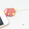 1Pcs Cute Animal Cable Protector Cord Wire Cartoon Protection Mini Silicone Cover Charging Cable Winder For Iphone Charger Cable