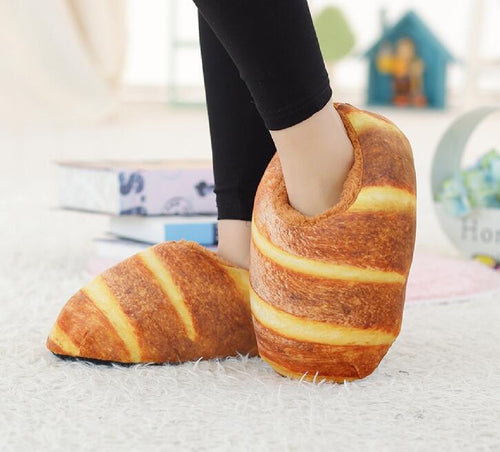 sunny everest hamburger slipper winter warm shoes lovely family party shoes kinds of bread 36-40