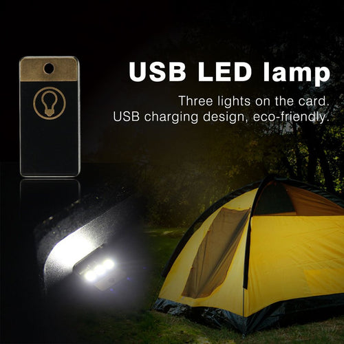 High Quality Mini Pocket USB Charging LED Light Lamp Outdoor Night Sports Camping Hiking Tent Emergency Light Accessories