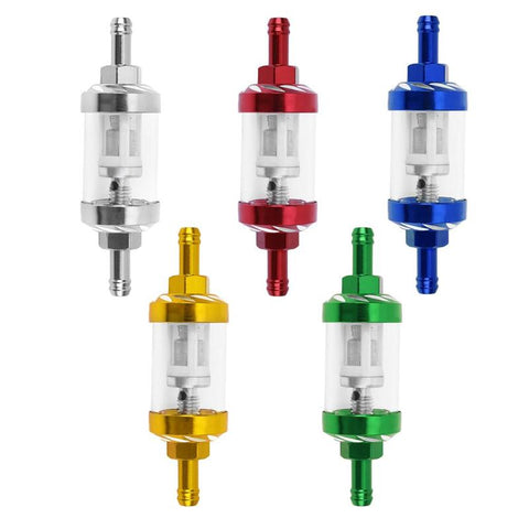 8mm CNC Gas Fuel Oil Filters Fuel filter Motorcycle Accessories For ATV Dirt Pit Bike Automobile Motor Filtro Dos Sonhos Aceit