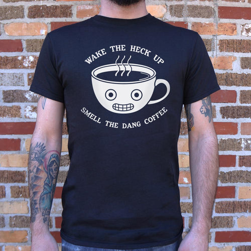 Smell The Coffee T-Shirt (Mens)
