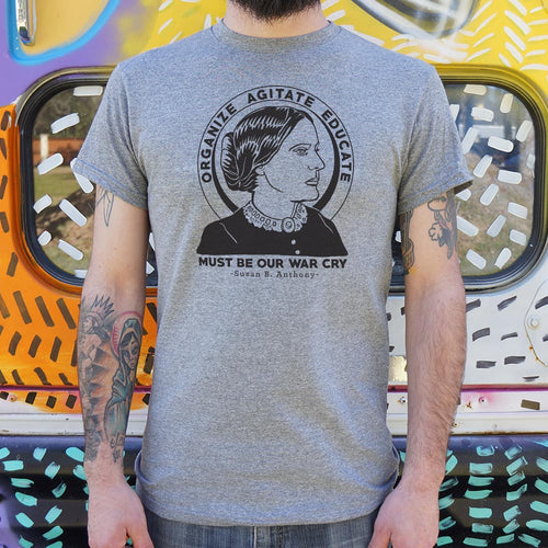 Susan B. Anthony Quote T-Shirt (Mens)