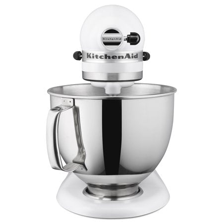 KitchenAid Artisan Series 5 Quart Tilt-Head Stand Mixer, Matte White (KSM150PSFW)